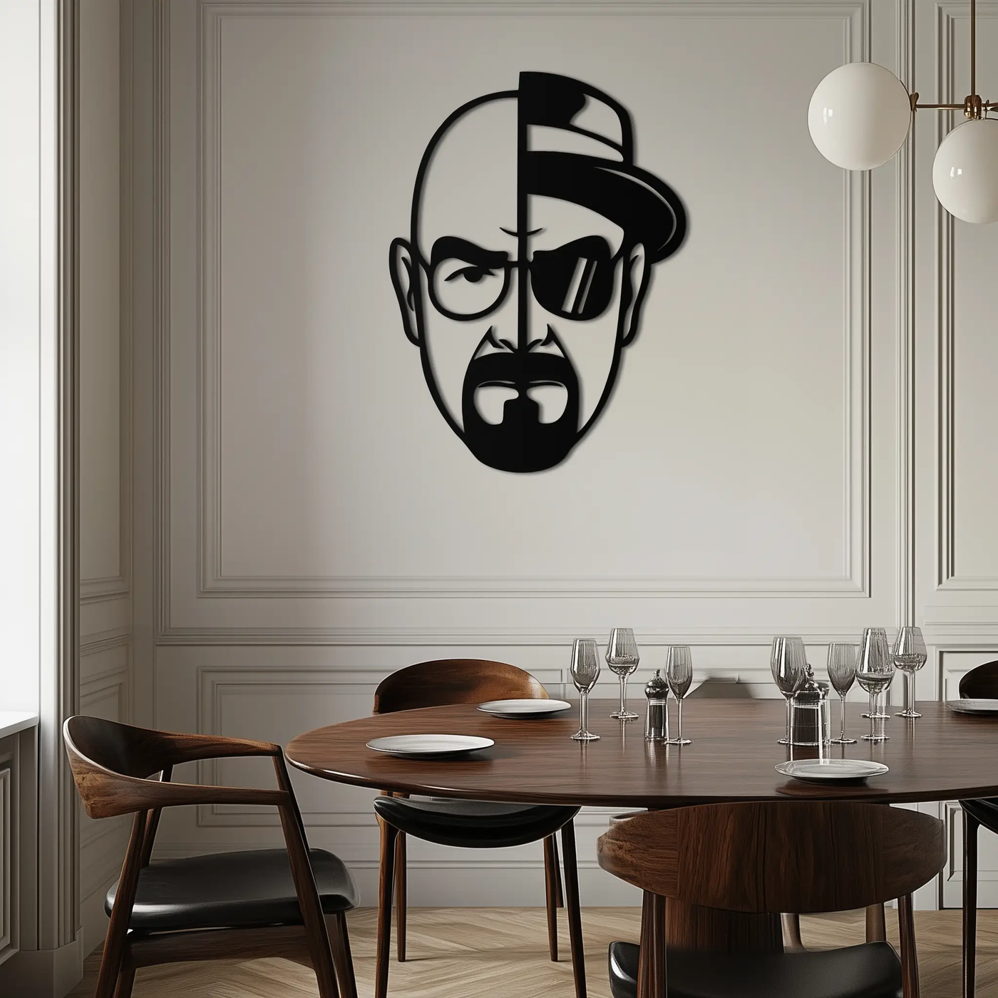 Walter White Metal Wall Art - Iconic TV Show Decor- KAF183 by Enova Art