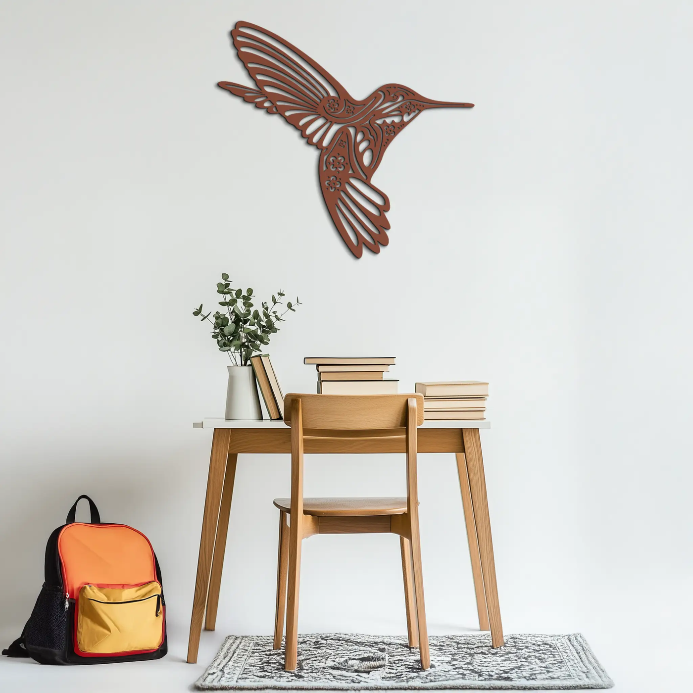 Hummingbird Metal Wall Art - Elegant Nature-Inspired Decor - KAF203 by Enova Art