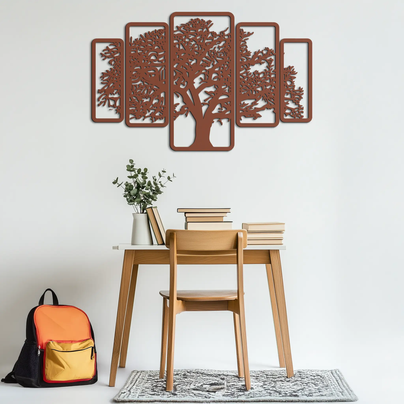 Multi-Panel Tree Metal Wall Art – Nature-Inspired Decor - KAF213 by Enova Art