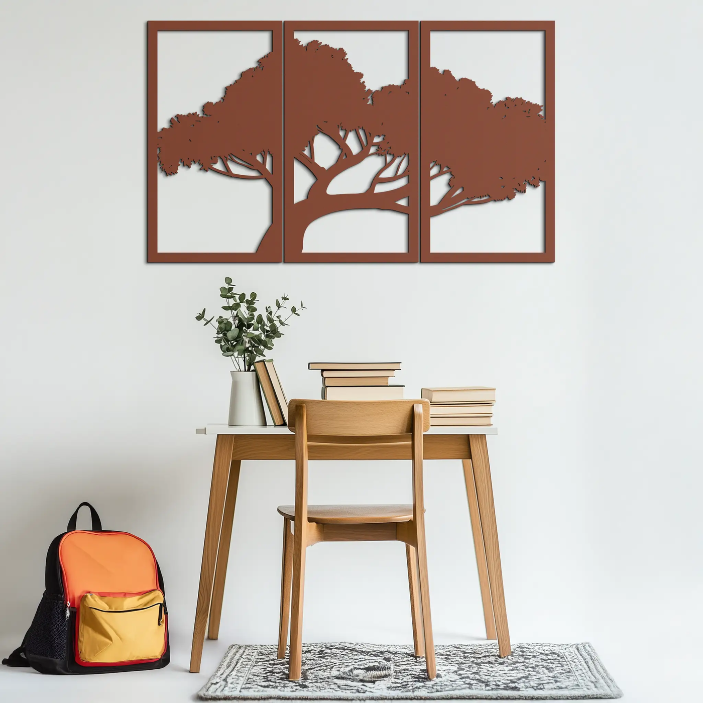 Tree Silhouette Metal Wall Art - Modern Nature-Inspired Decor - KAF222 by Enova Art