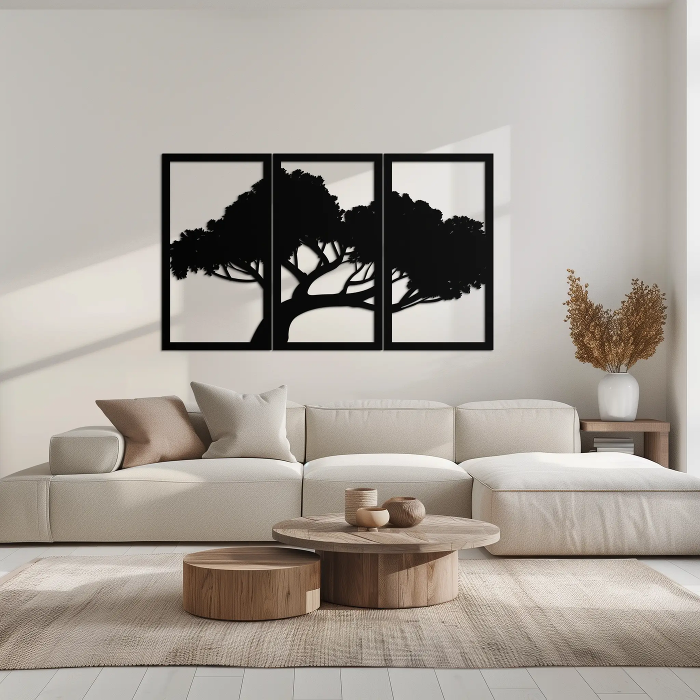 Tree Silhouette Metal Wall Art - Modern Nature-Inspired Decor - KAF222 by Enova Art