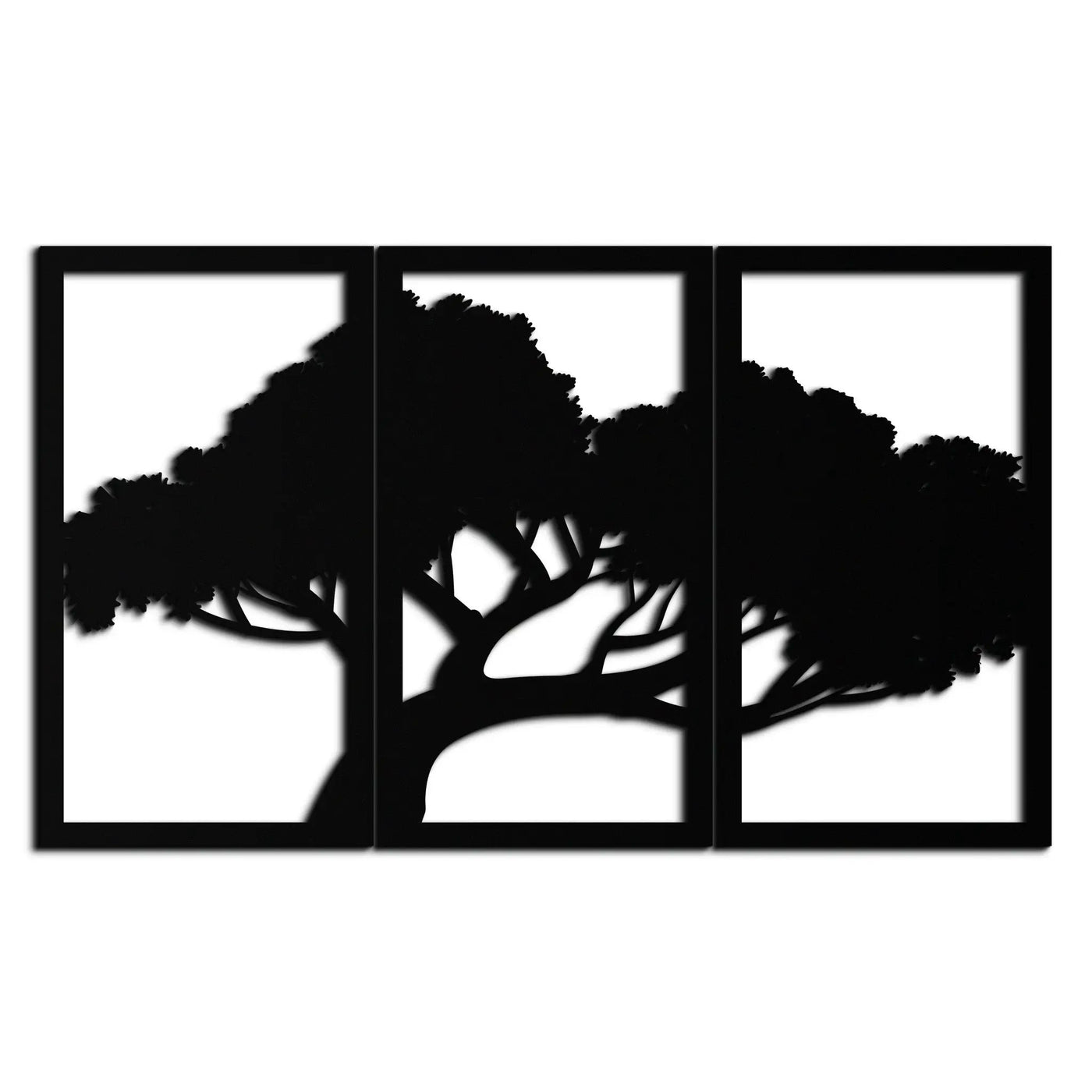 Tree Silhouette Metal Wall Art - Modern Nature-Inspired Decor - KAF222 by Enova Art