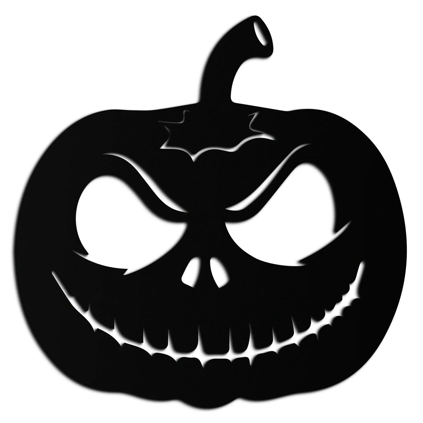 Pumpkin Metal Wall Art – Halloween Jack-O'-Lantern Decor- KAF282 by Enova Art