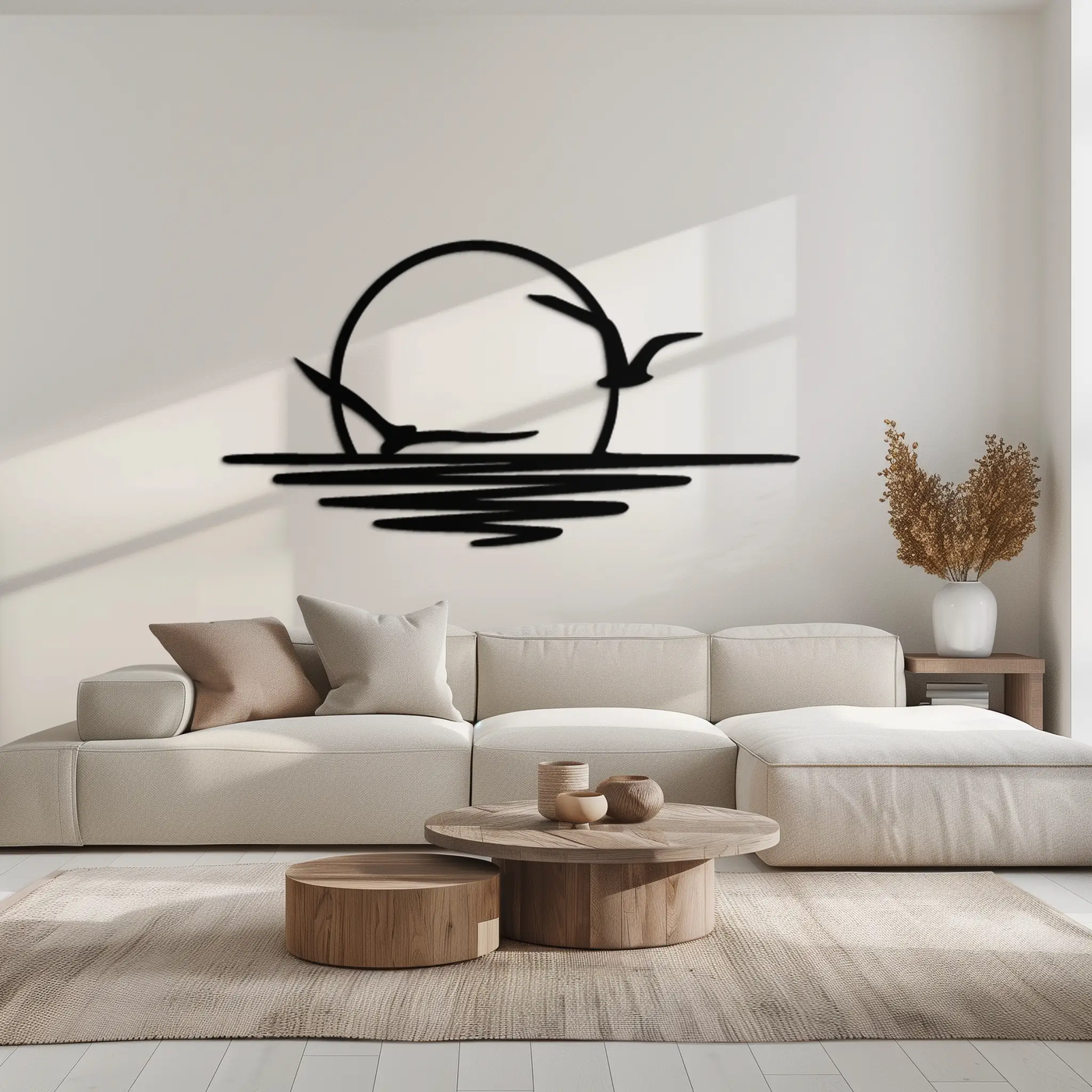 Seaside Sunset Metal Wall Art - Tranquil Ocean View Decor- KAF285 by Enova Art