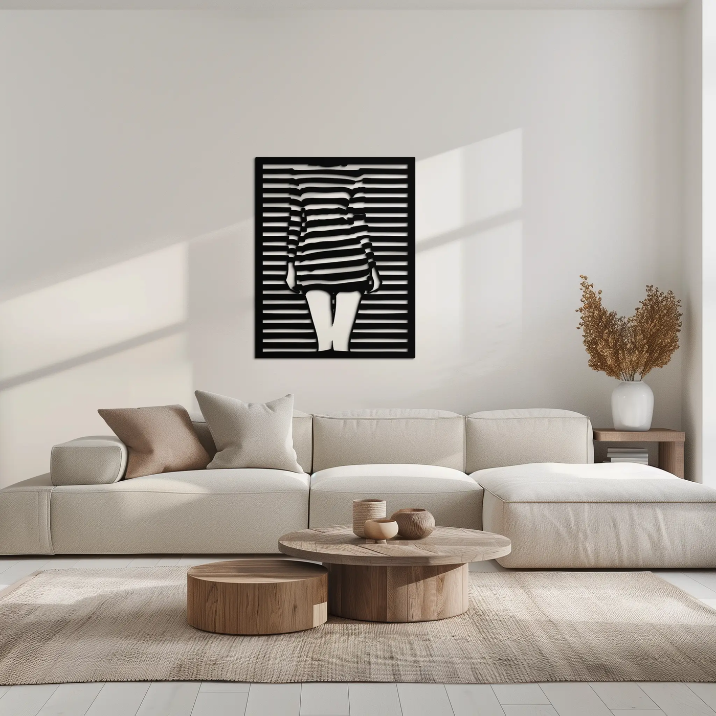 Confident Woman Metal Wall Art - Elegant Female Face Steel Silhouette- KAF476 by Enova Art