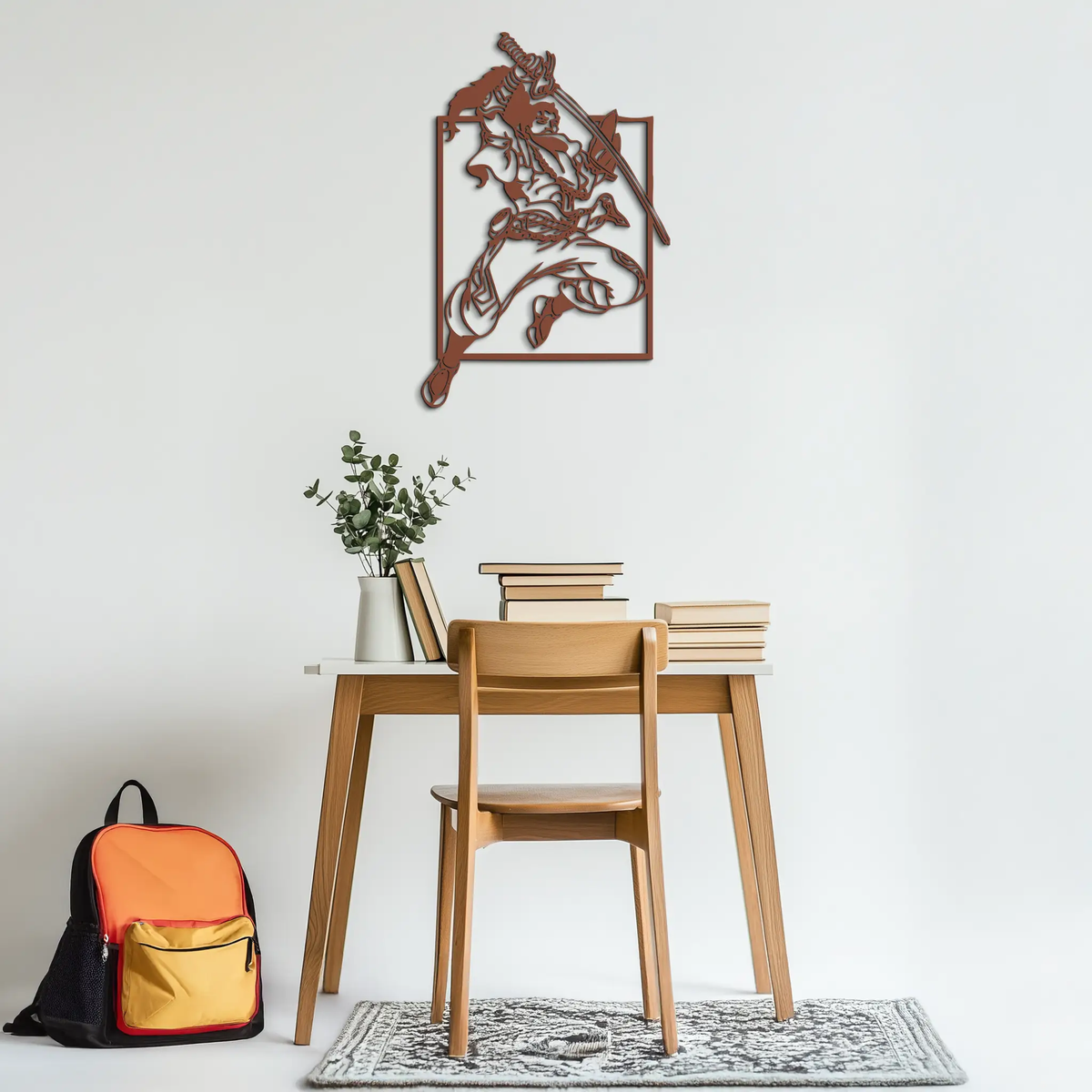 Yasuo Sword Silhouette Metal Wall Art - League of Legends-Inspired Steel Decor- KAF486 by Enova Art