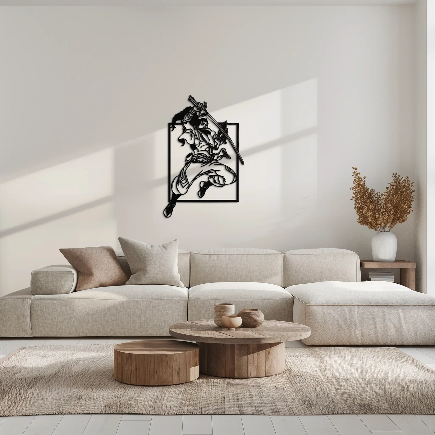 Yasuo Sword Silhouette Metal Wall Art - League of Legends-Inspired Steel Decor- KAF486 by Enova Art