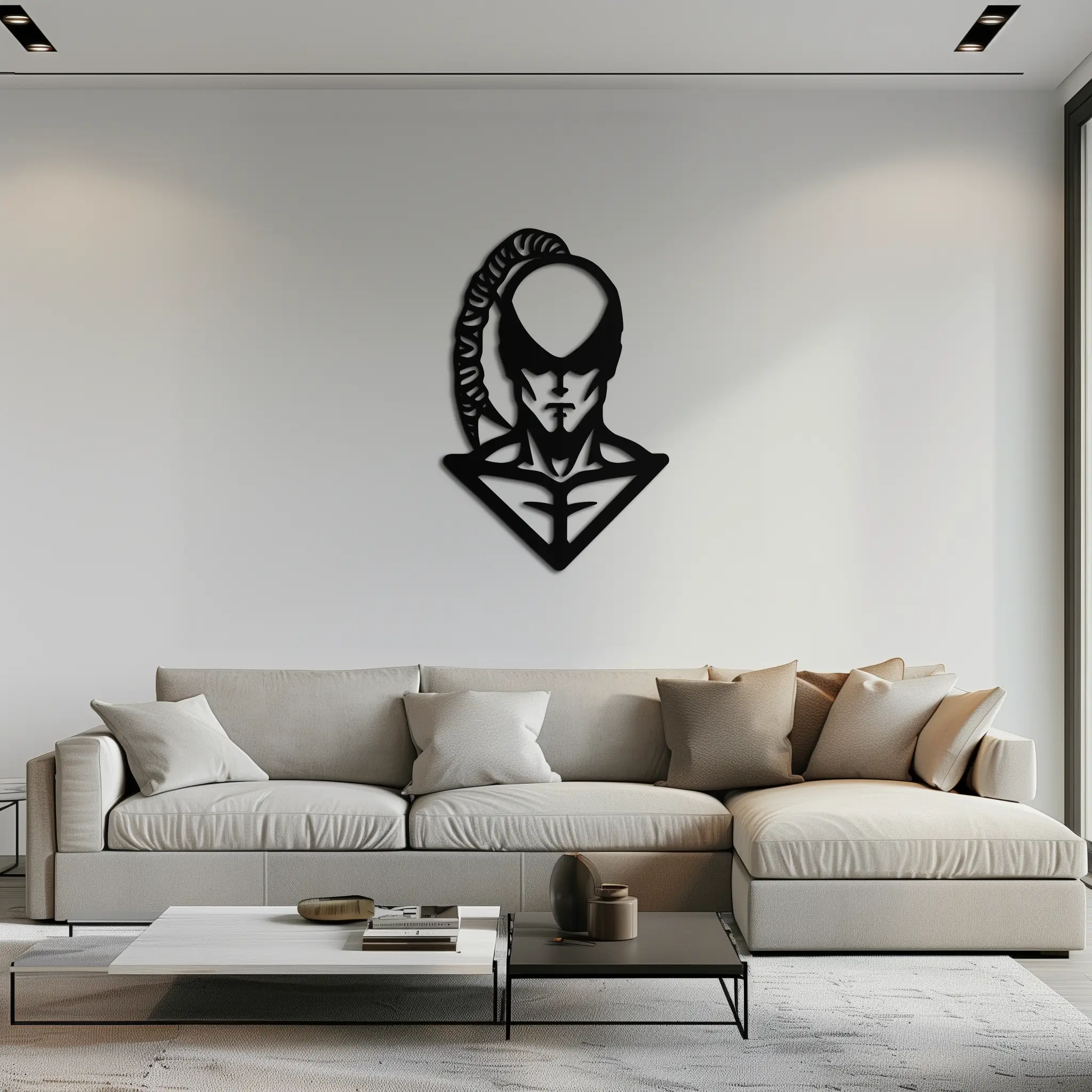 Lee Sin Wall Art - Minimalist Metal Design Inspired by League of Legends- KAF487 by Enova Art