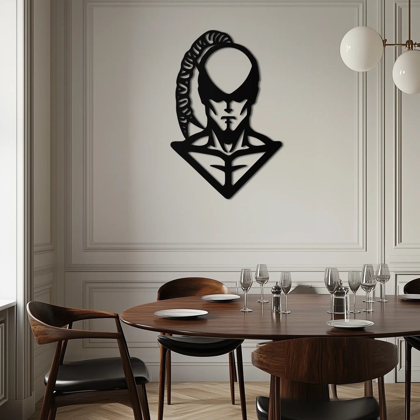 Lee Sin Wall Art - Minimalist Metal Design Inspired by League of Legends- KAF487 by Enova Art