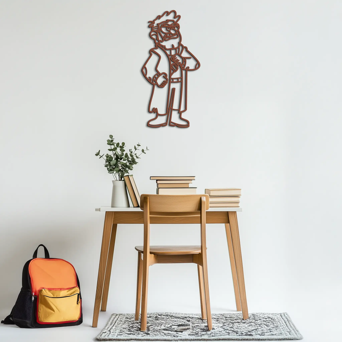 Stanford Pines Metal Wall Art – Gravity Falls-Inspired Silhouette for Fans- KAF664 by Enova Art