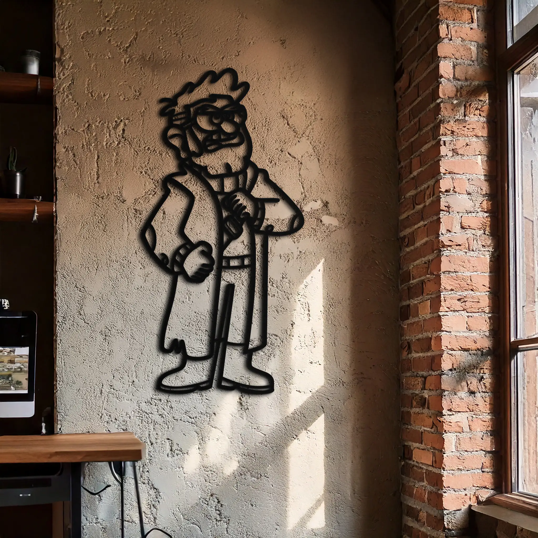 Stanford Pines Metal Wall Art – Gravity Falls-Inspired Silhouette for Fans- KAF664 by Enova Art