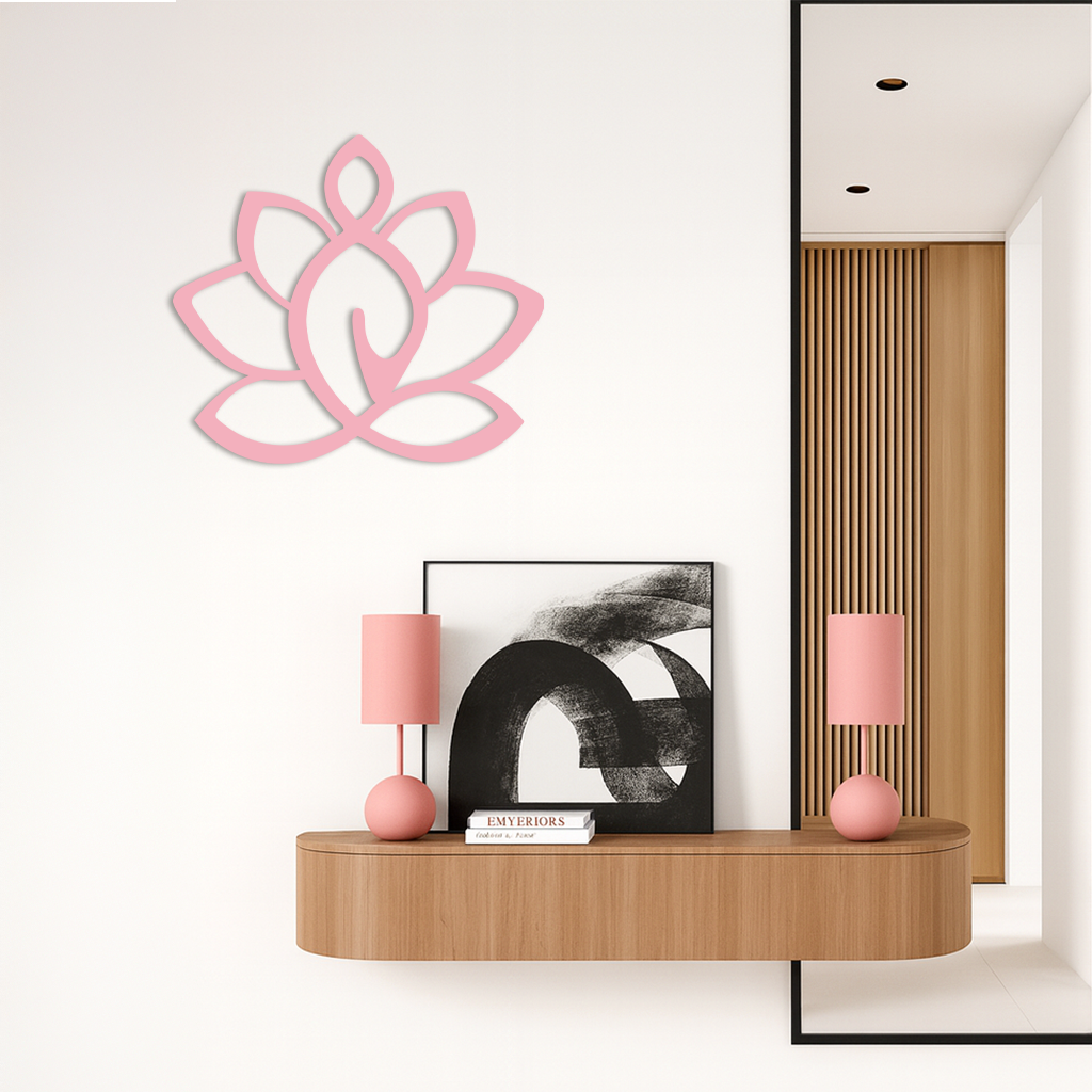 Minimalist Square Metal Wall Art – Modern Geometric Panel - KAFGP055 by Enova Art