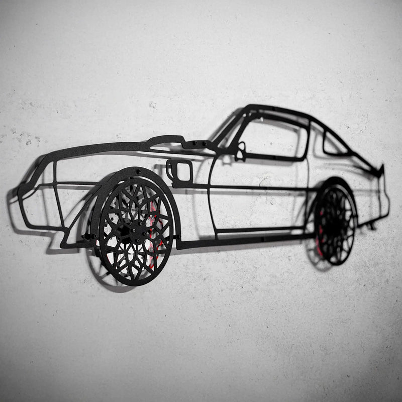1979 Pontiac Trans Am Metal Wall Art – Spinning Wheel Edition-KAFMEKA001 by Enova Art