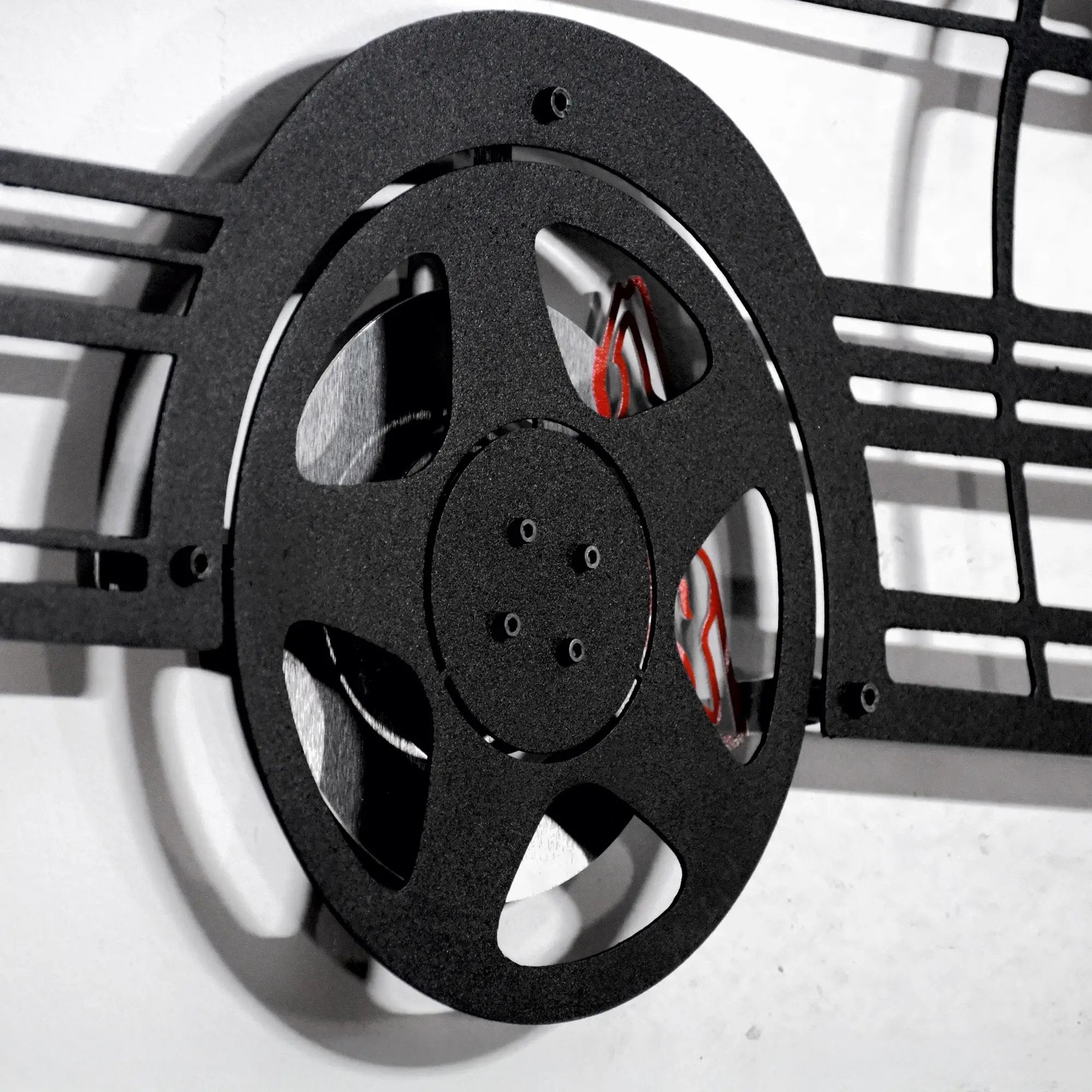 1993 Mustang GT Convertible Wall Art – Steel & Spinning Wheels-KAFMEKA002 by Enova Art