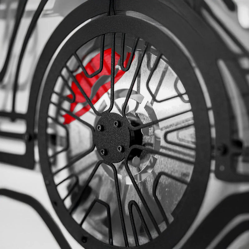2008 Mustang GT Fastback Wall Art – Steel Build with Spinning Wheels-KAFMEKA004 by Enova Art