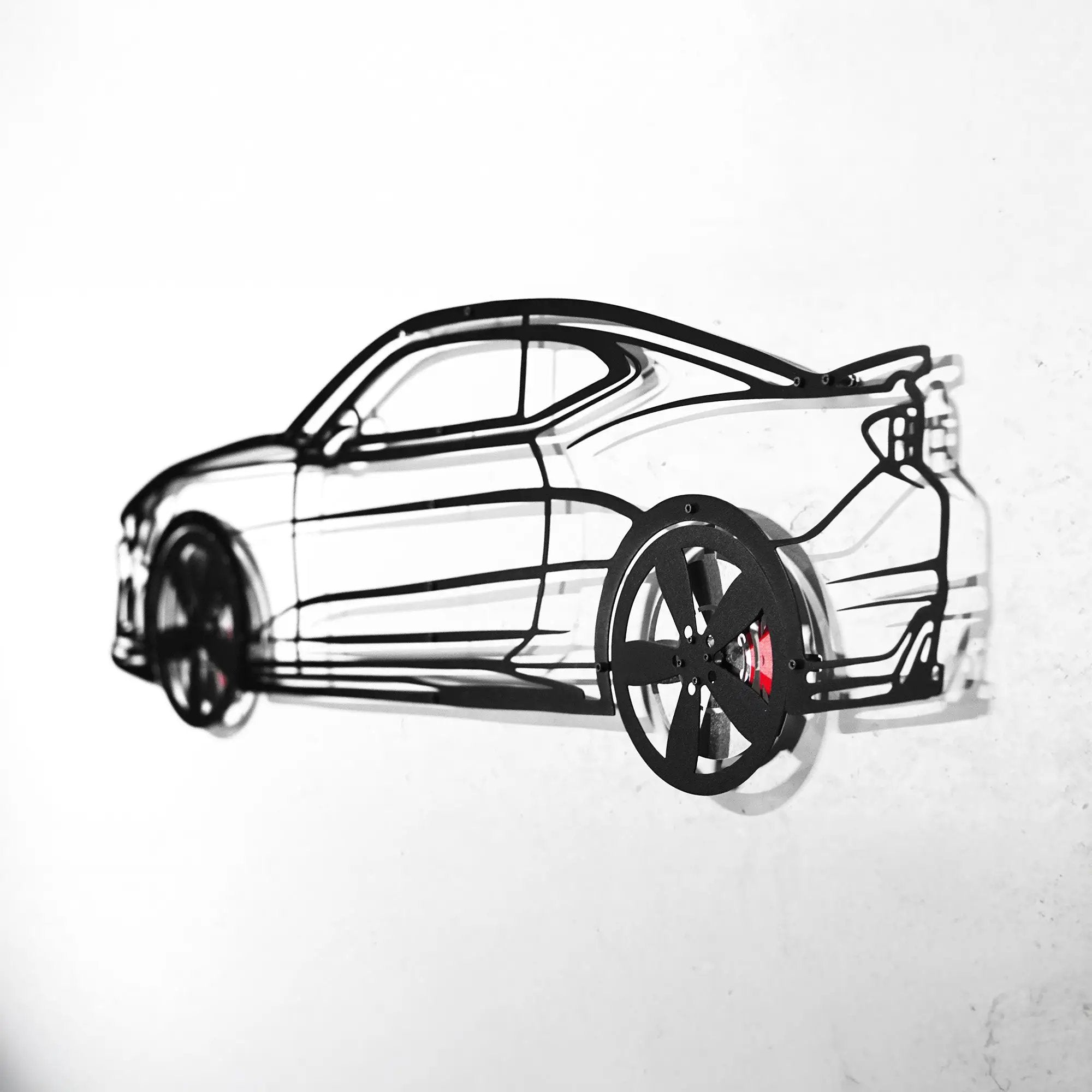 2019 Camaro ZL1 Metal Wall Art – Spinning Wheels Muscle Decor-KAFMEKA005 by Enova Art
