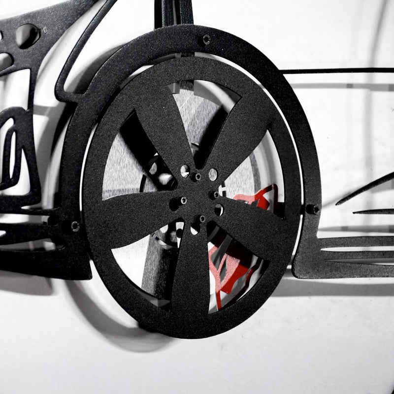 2019 Camaro ZL1 Metal Wall Art – Spinning Wheels Muscle Decor-KAFMEKA005 by Enova Art