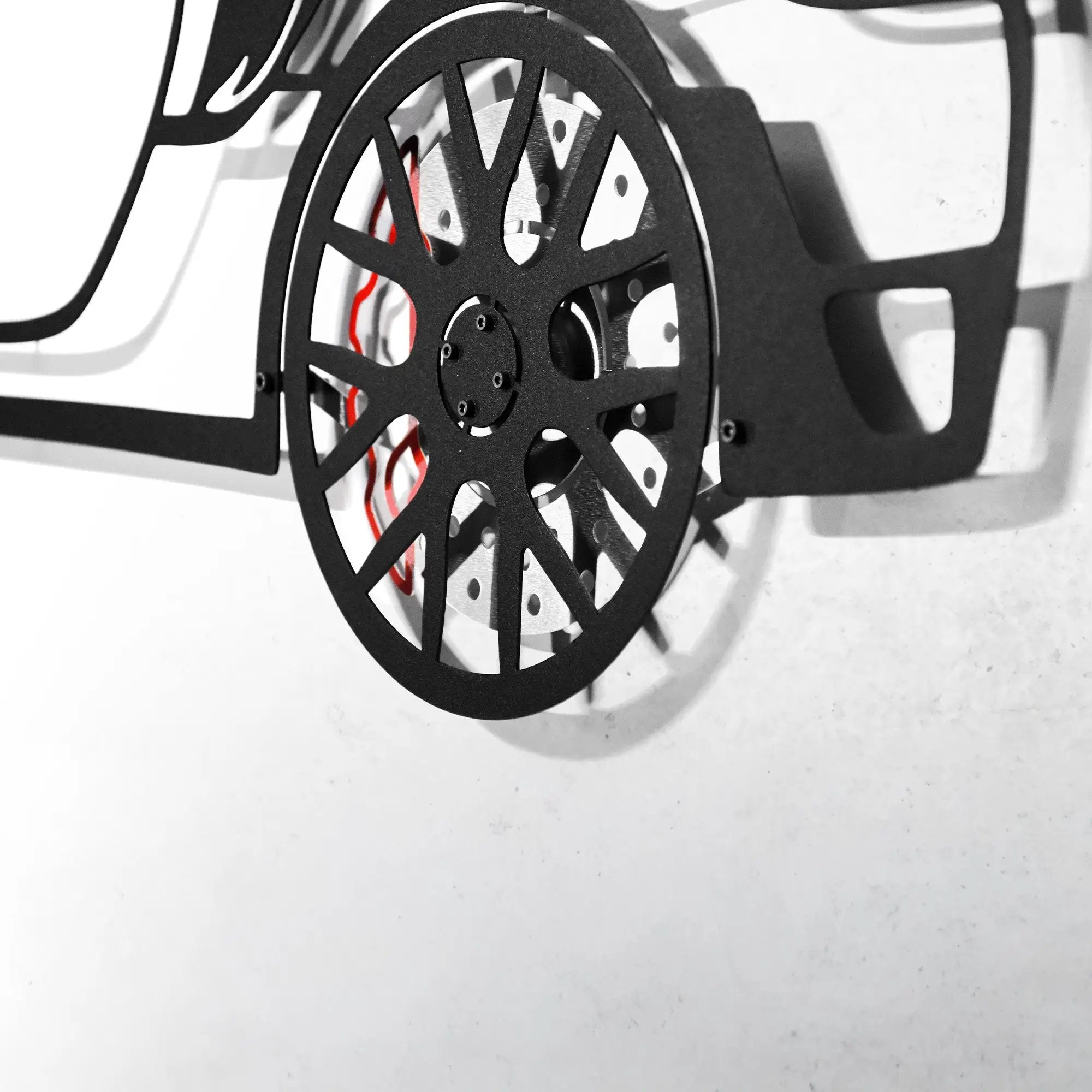 2019 Porsche 911 GT2 RS Wall Art – Steel Cut with Spinning Wheels-KAFMEKA006 by Enova Art