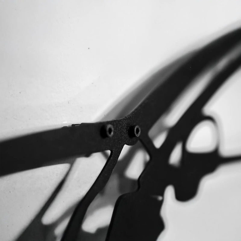2022 Volkswagen Golf GTI Wall Art – Steel Silhouette with Spinning Wheels-KAFMEKA010 by Enova Art