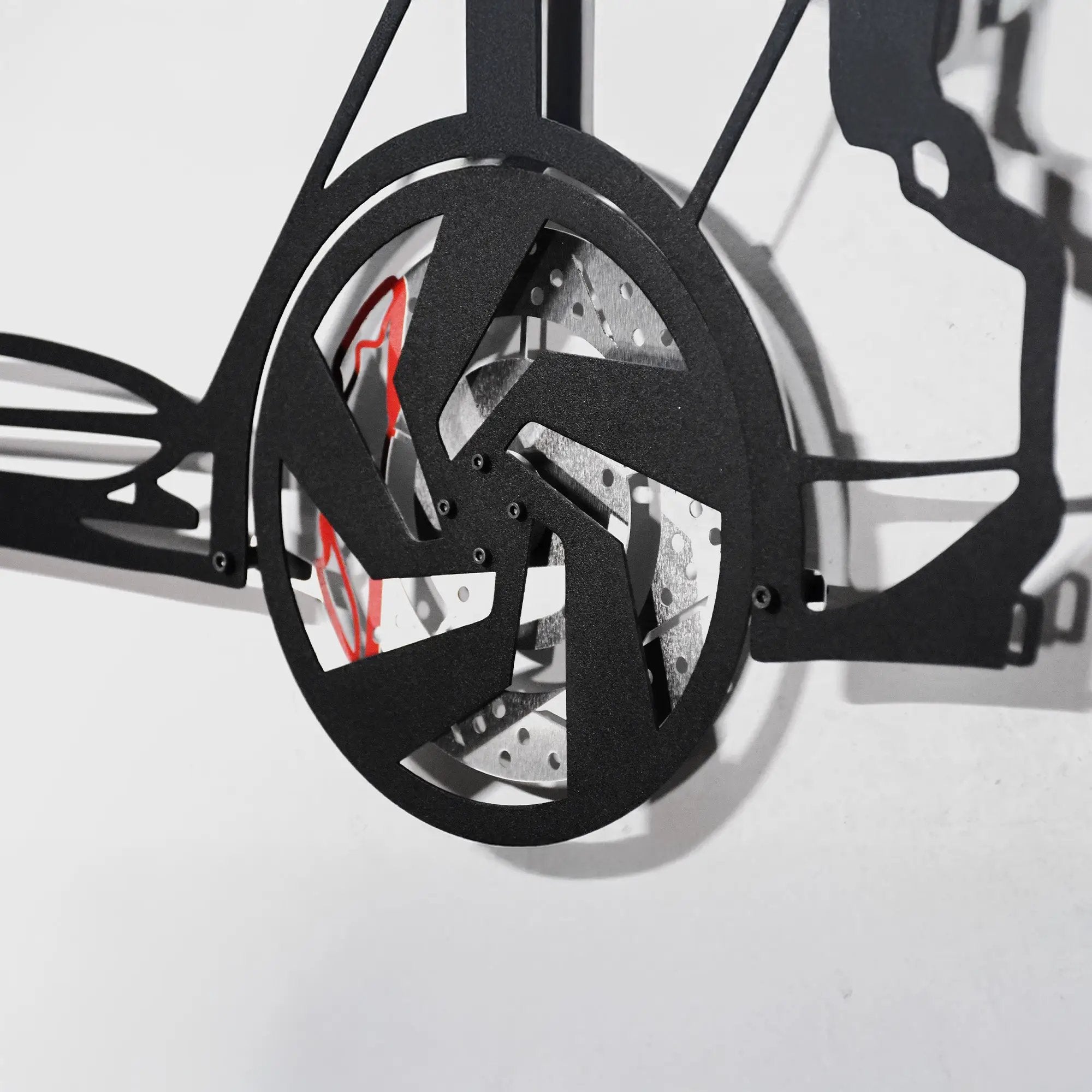 2022 Volkswagen Golf GTI Wall Art – Steel Silhouette with Spinning Wheels-KAFMEKA010 by Enova Art