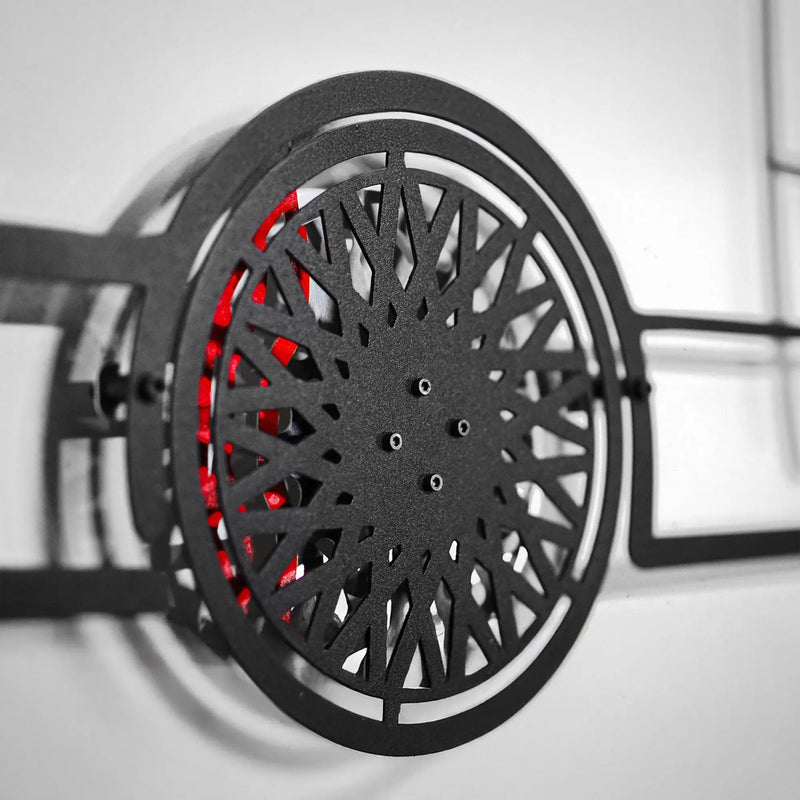 BMW E30 M3 Wall Art – Classic Steel Silhouette with Spinning Wheels -KAFMEKA013 by Enova Art