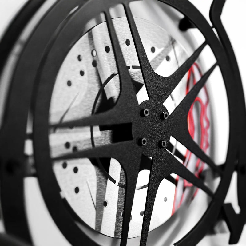Honda S2000 Wall Art – JDM Steel Silhouette with Spinning Wheels-KAFMEKA029 by Enova Art