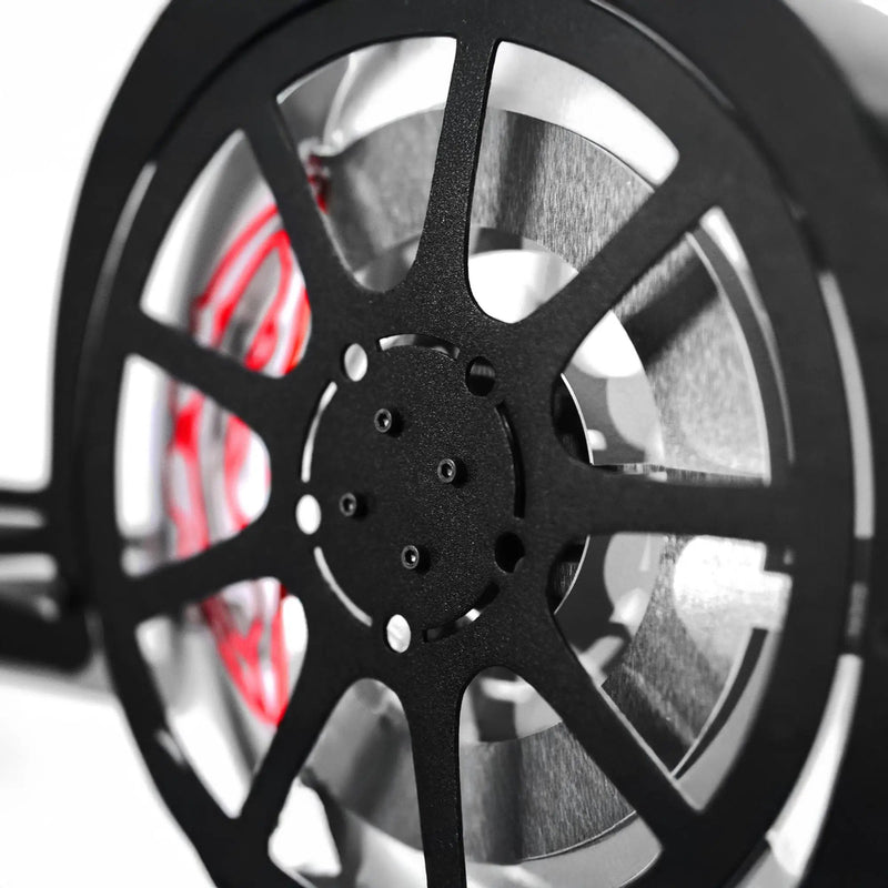 Nissan GT-R R35 Wall Art – JDM Steel Silhouette with Spinning Wheels-KAFMEKA036 by Enova Art