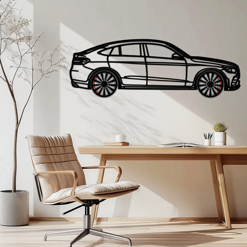 Mercedes GLC Coupe Metal Wall Art – Rotating Wheels Edition | Luxury AMG-Inspired Garage & Home Decor -KAFMEKA081 by Enova Art
