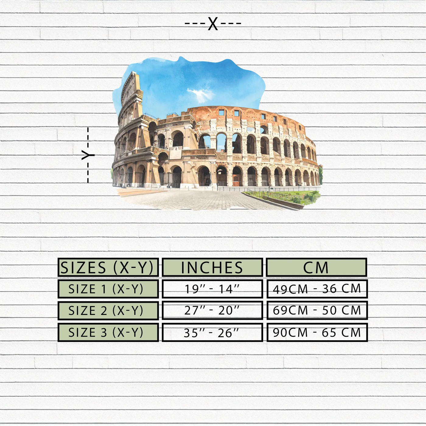 Colosseum Metal Wall Art – Ancient Rome Landmark Decor-KAFUVM023 by Enova Art