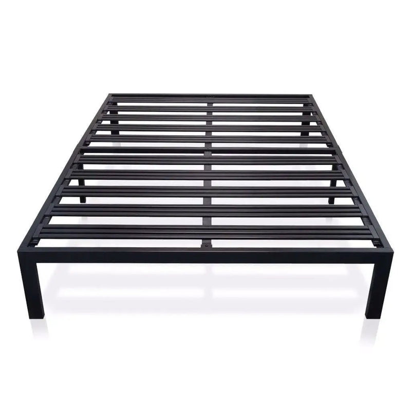 King Metal Platform Bed Frame with Heavy Duty Slats by HomePacific