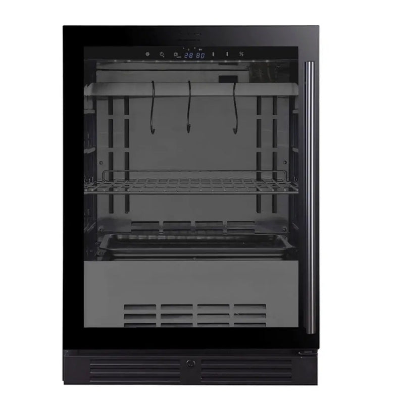 24″ Glass‑Door Meat Aging Fridge by KingsBottle.com