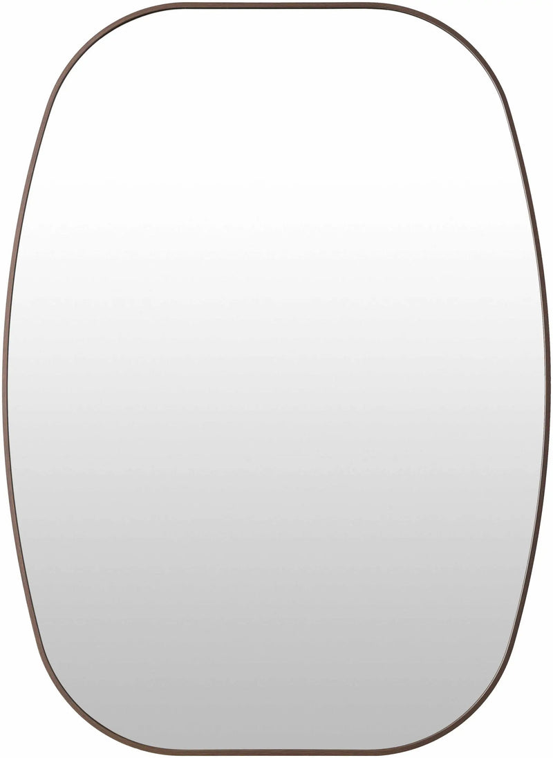 Kopparberg Dark Brown Mirror by Boutique Rugs