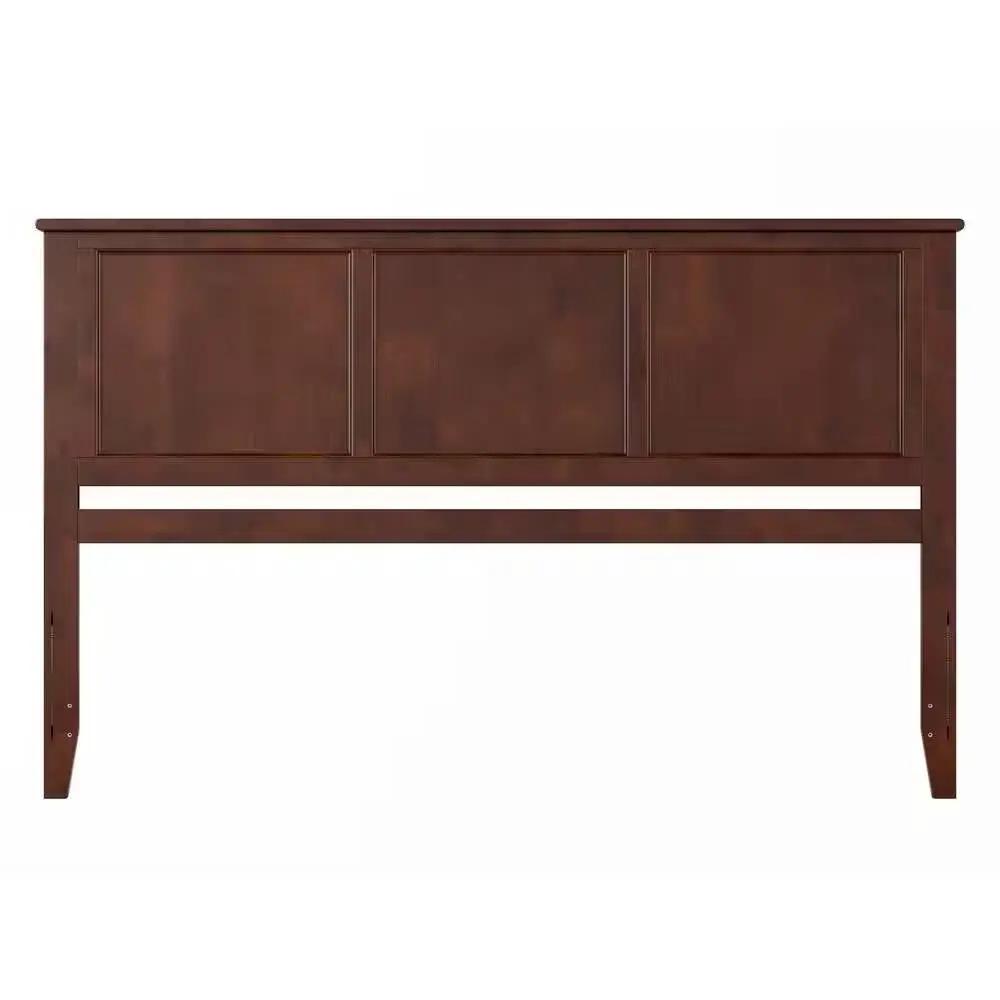 King size Traditional Style Headboard in Walnut Wood Finish by HomePacific