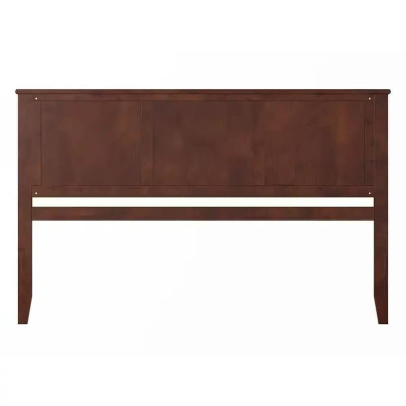 King size Traditional Style Headboard in Walnut Wood Finish by HomePacific