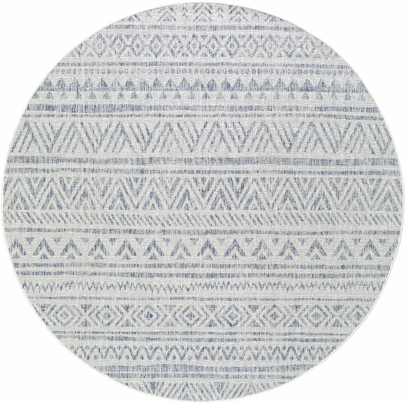 Novato Gray All Over Pattern Performance Outdoor Rug - Clearance by Boutique Rugs