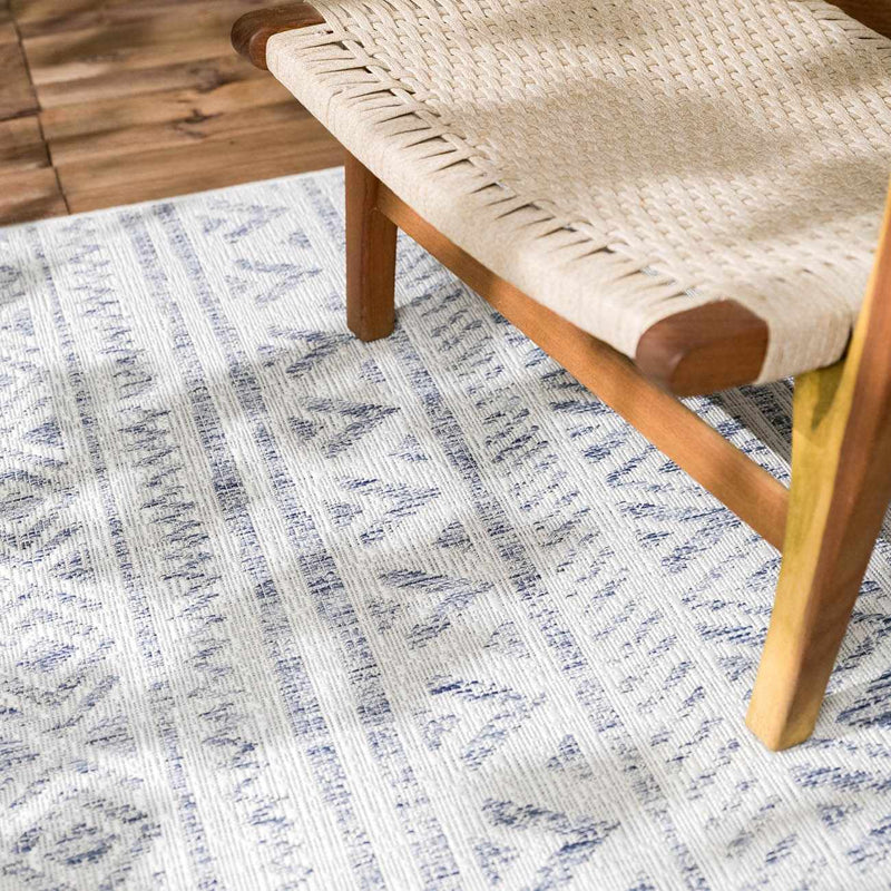 Novato Gray All Over Pattern Performance Outdoor Rug - Clearance by Boutique Rugs