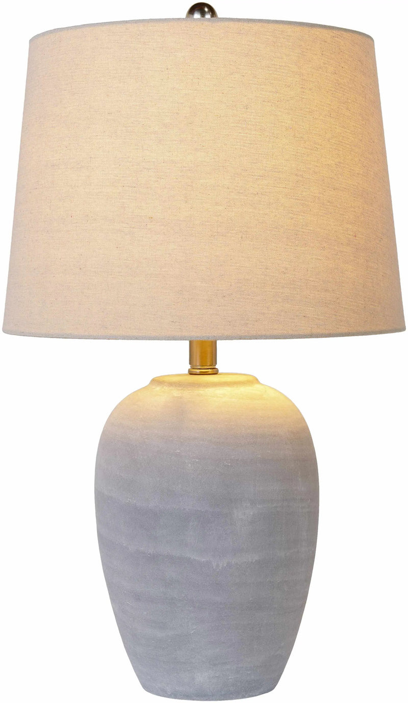 Khoi Brass Glass Table Lamp by Boutique Rugs