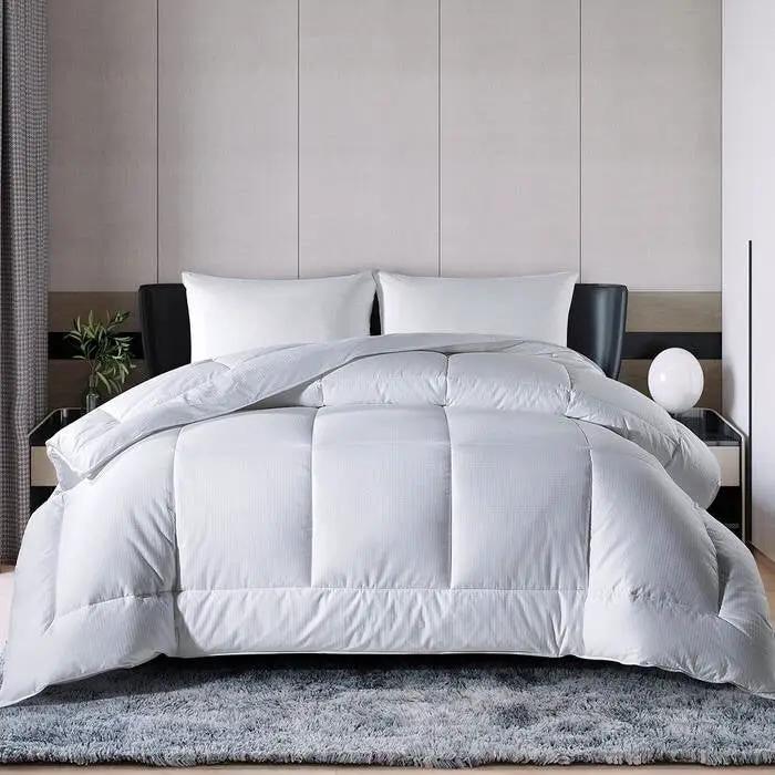 King Size All Seasons Soft White Polyester Down Alternative Comforter by HomePacific