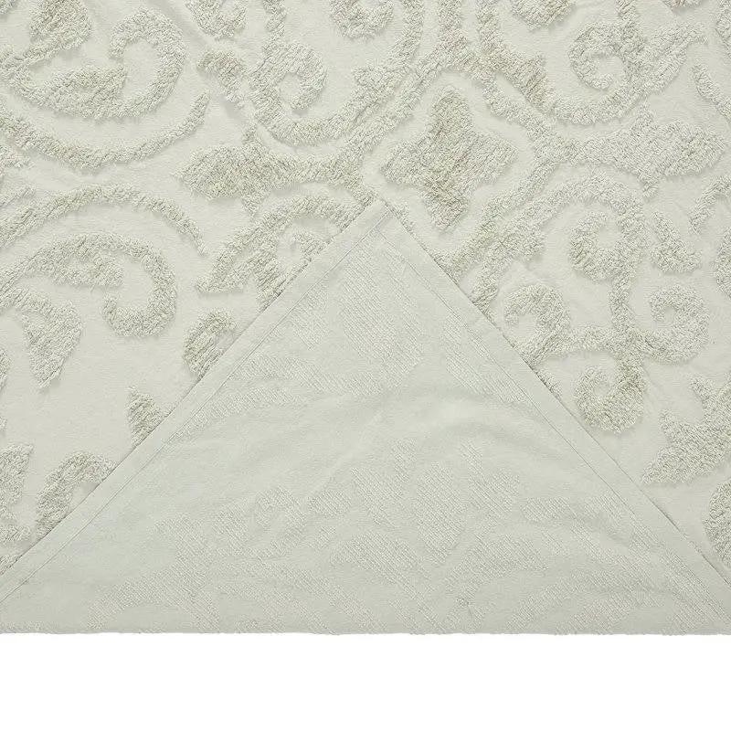 King Size 100-Percent Cotton Chenille 3-Piece Coverlet Bedspread Set in Sage by HomePacific