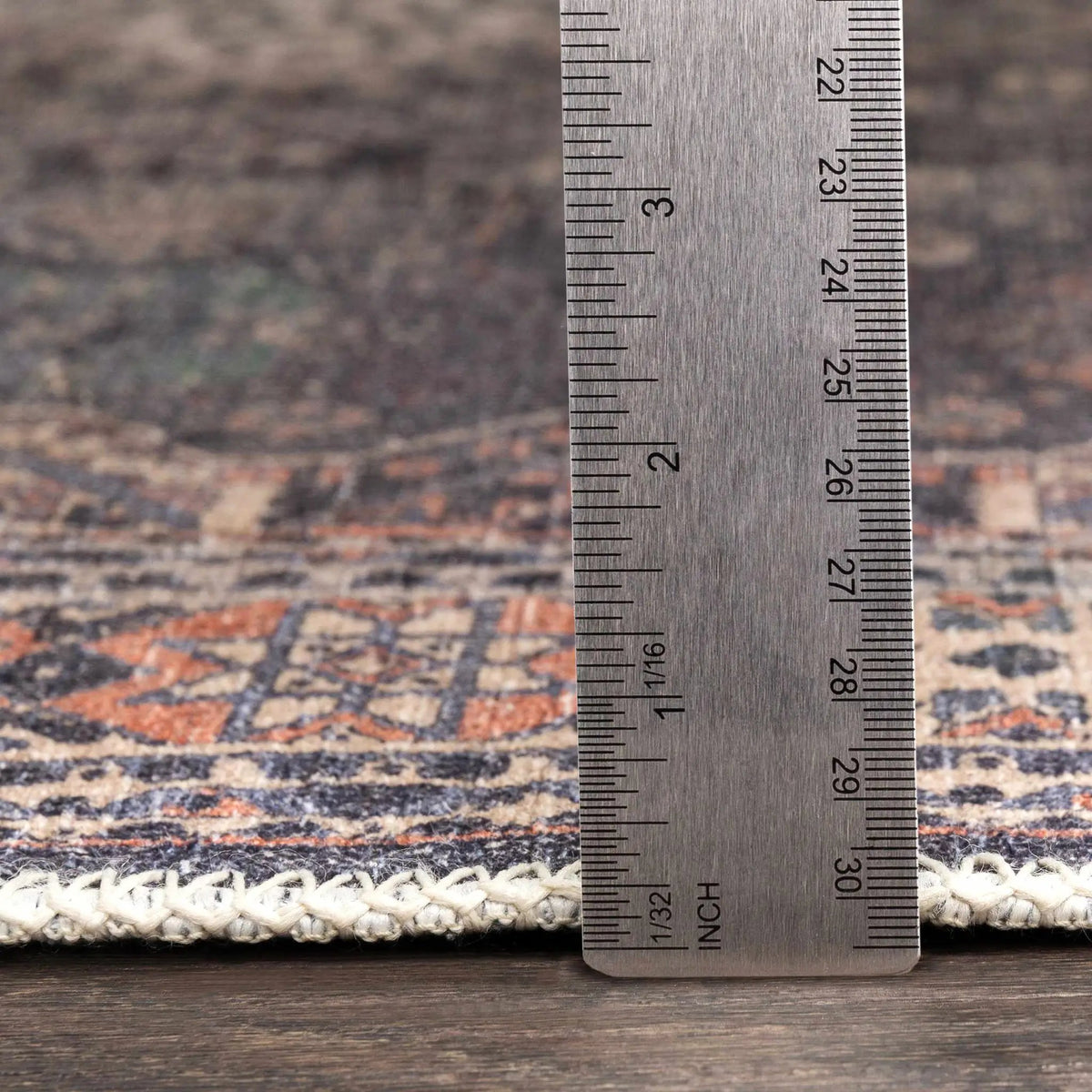 Kittrell Vintage Flat Pile Washable Rug - Clearance, photo 11 of 15