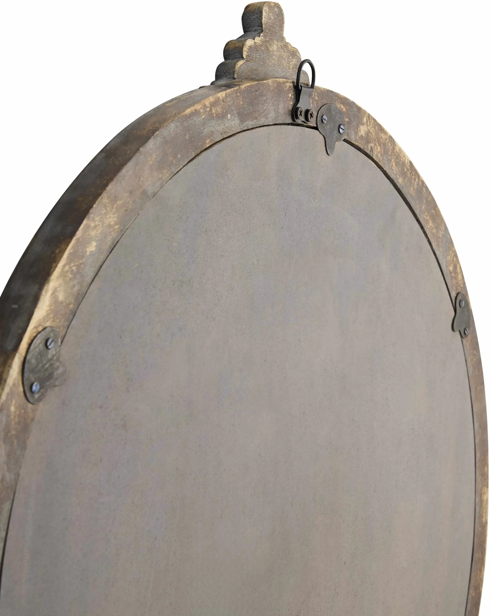 Kandersteg Dark Red Accent Mirror by Boutique Rugs