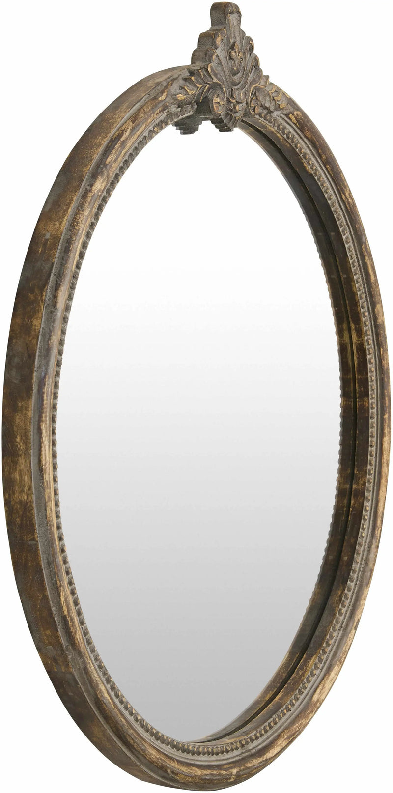 Kandersteg Dark Red Accent Mirror by Boutique Rugs