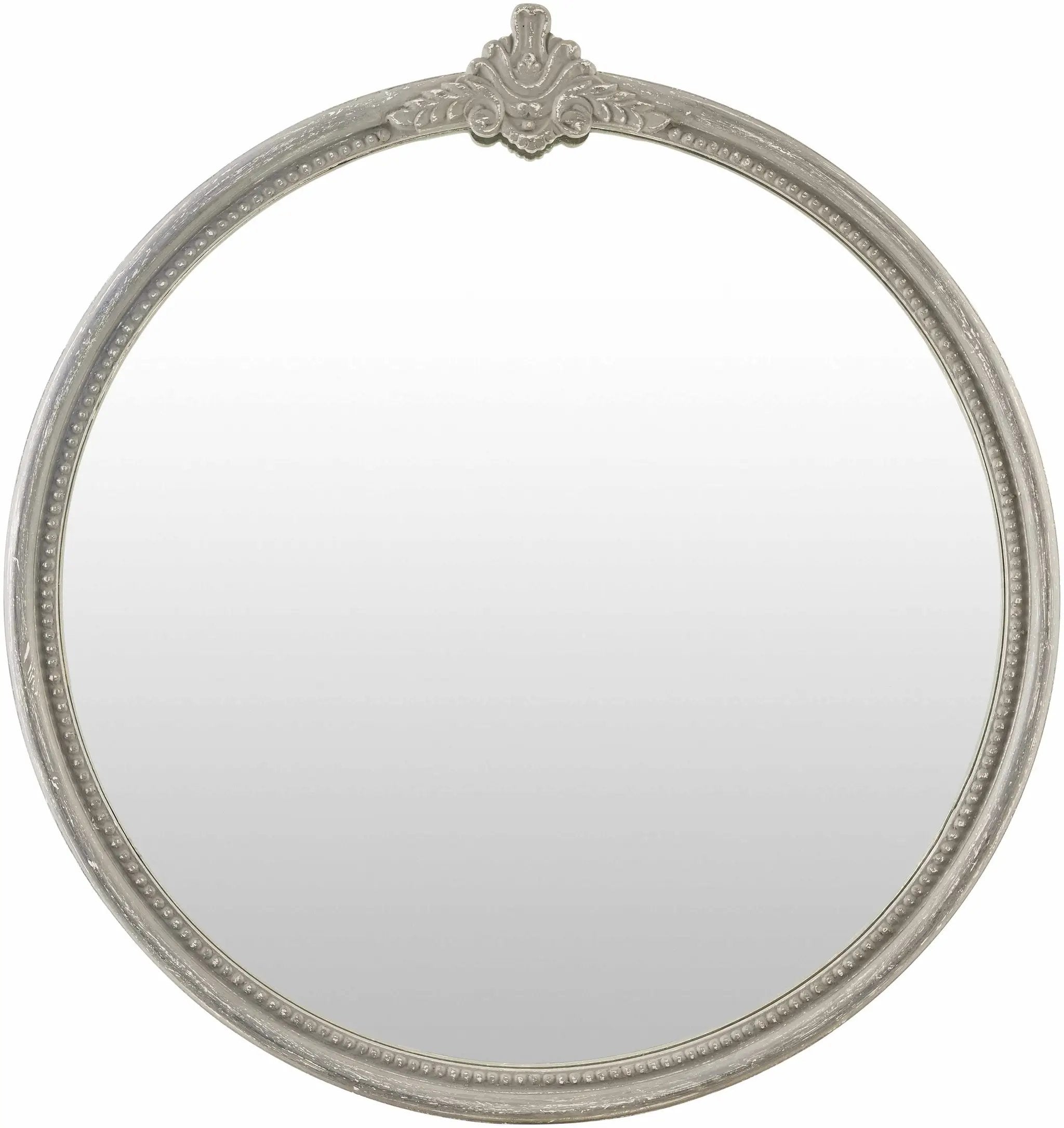Kandersteg Gray Accent Mirror by Boutique Rugs