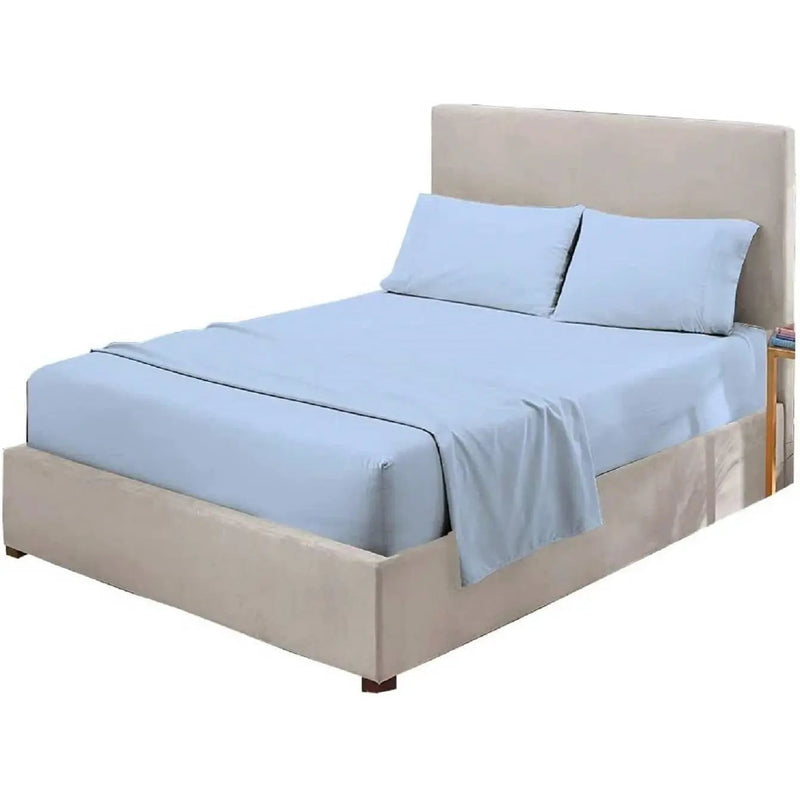 King Blue 100-Percent Egyptian Cotton 1000 Thread Count 4-Piece Sheet Set by HomePacific