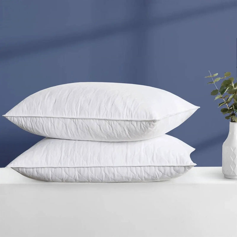 Set of 2 Machine Washable Down Feather Blend Pillow in King size by HomePacific