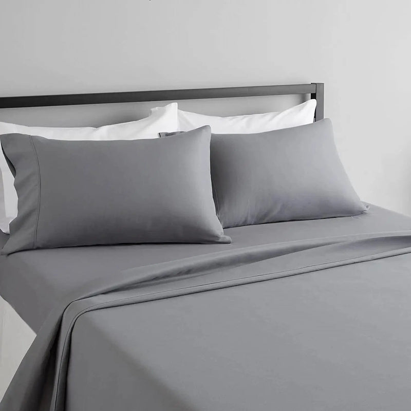 King size Silver Grey 100-Percent Egyptian Cotton 1000 Thread Count Sheet Set by HomePacific