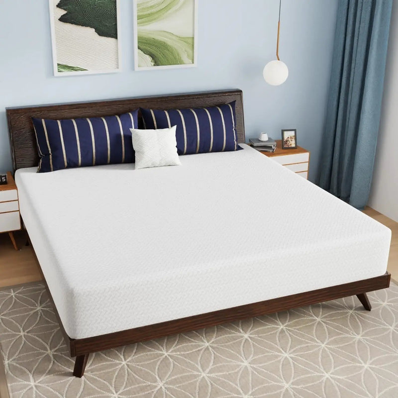 King size 12-inch Charcoal Infused Memory Foam Mattress with Removable Cover by HomePacific