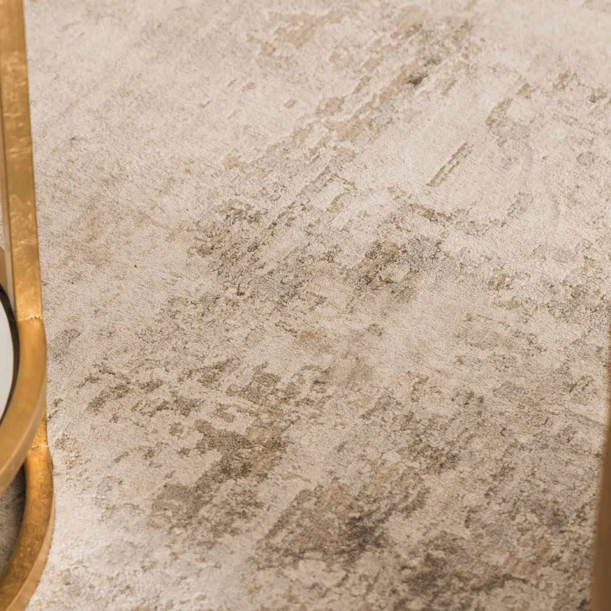 Kress Thick Luxe Abstract Rug, installed in a room 3