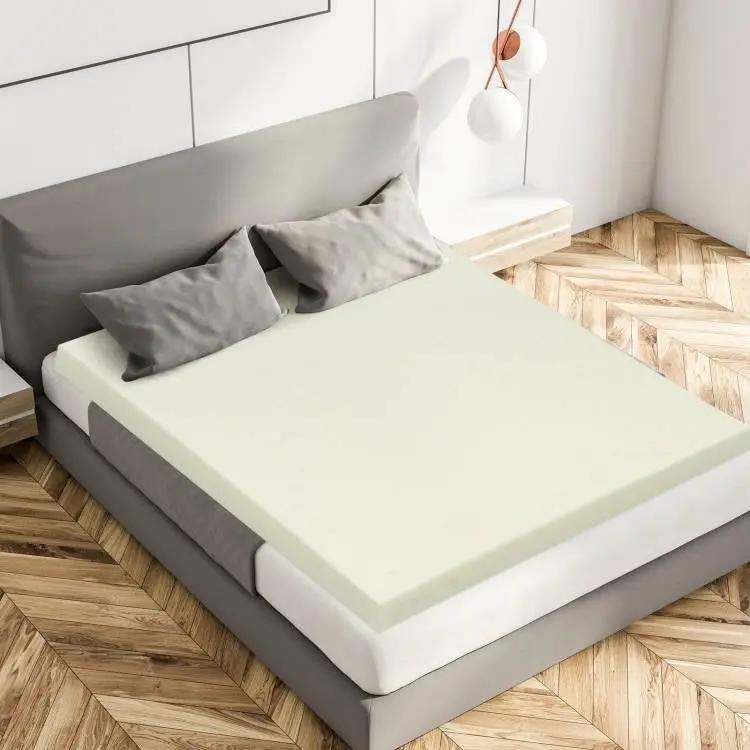 King size 3-inch Thick Soft Comfort Foam Mattress Topper by HomePacific