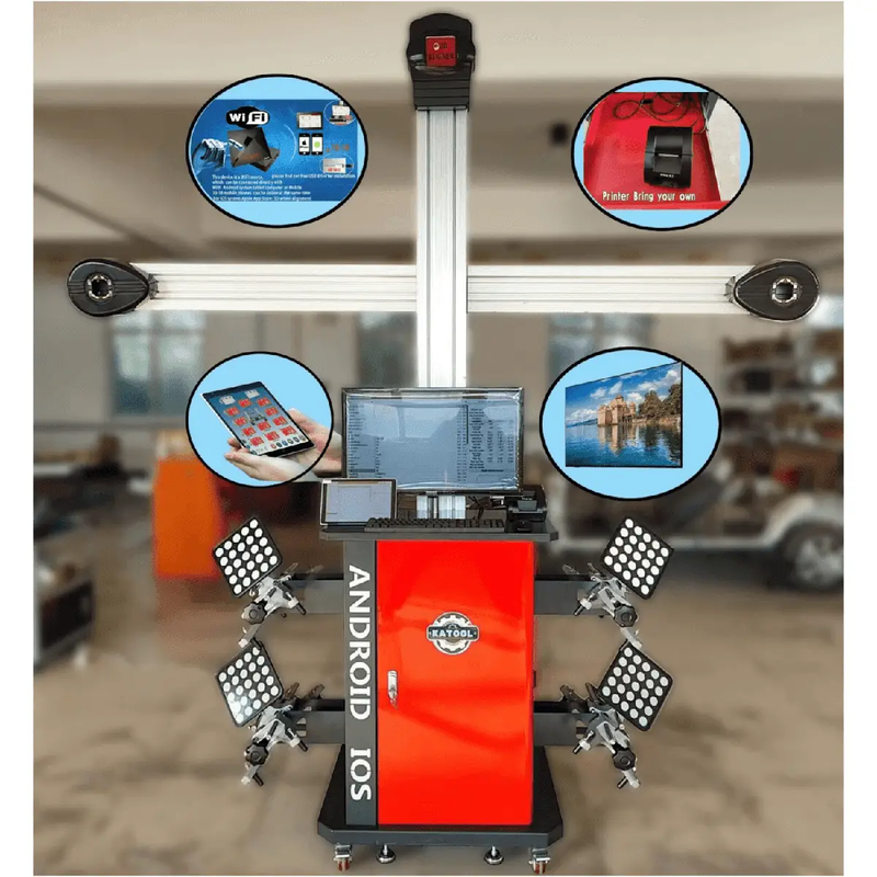 Katool KT-AV9 3D Wheel Alignment Machine with Cabinet by Chery Industrial